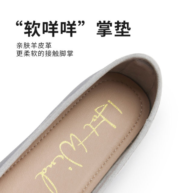 Hot air flat shoes for women 2025 summer new style silver casual shoes commuting shallow mouth women's shoes