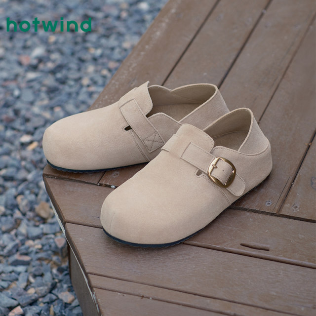 
Hot air bag-toe Birkenstock shoes women's shoes 2025 autumn new style women's comfortable two-wear casual shoes outside single shoes