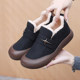 2024 winter plus velvet waterproof women's snow boots old Beijing cloth shoes one foot warm versatile mother thick sole cotton shoes