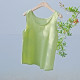 Thin pure cotton Japanese style literary women's clothing solid color sleeveless home base vest suspender spring and summer versatile layering vest