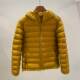 2024 Winter new thin and light hat outdoor down jacket female solid color yoga 90 white duck down warm jacket
