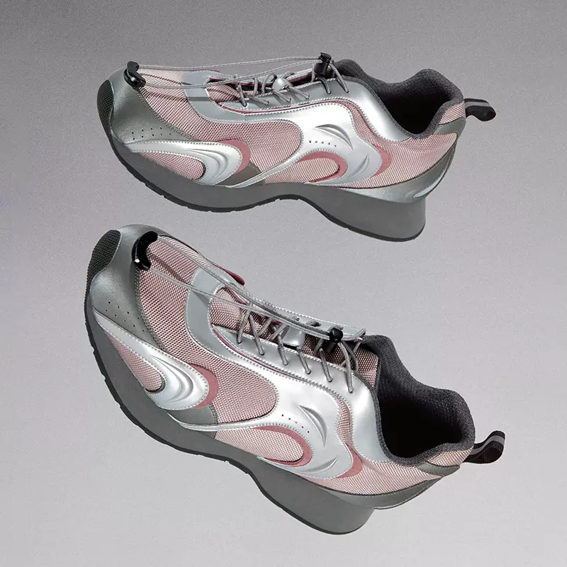 CONP 23SS Ripple Sneaker 水波纹细橡筋运动鞋月粉-Taobao