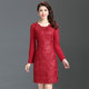 Gu Beisha high -end brand spring and autumn lady wedding banquet cheongsam wedding is thin mother dress dresses in women