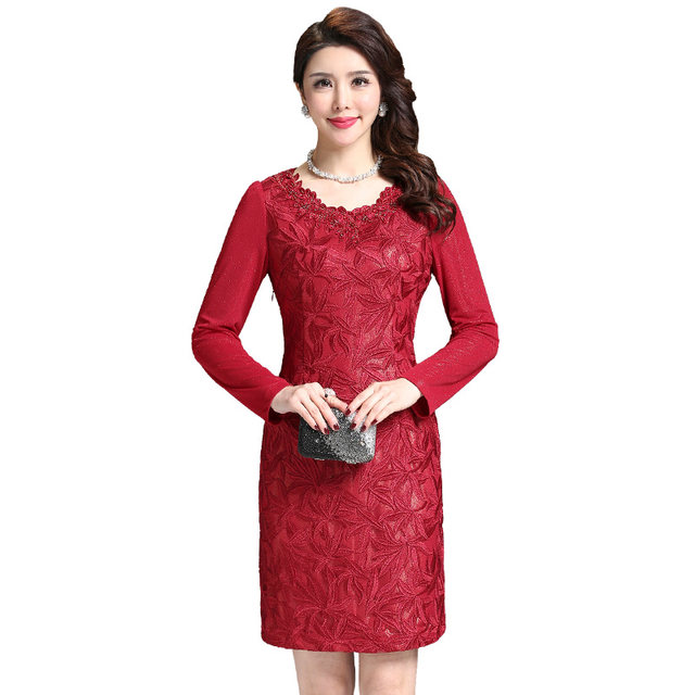 Gu Beisha high -end brand spring and autumn lady wedding banquet cheongsam wedding is thin mother dress dresses in women