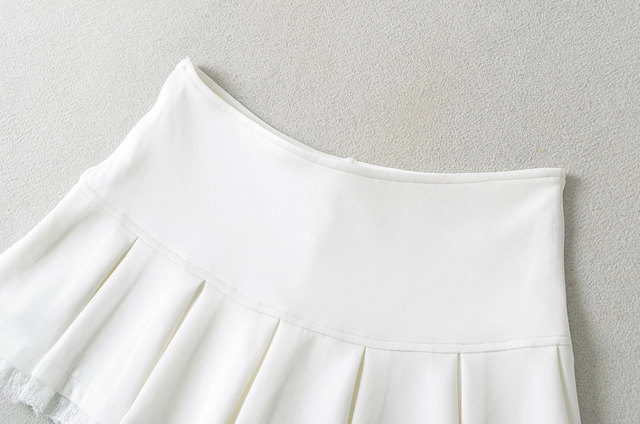 Cotton Yang Sweet Lace Global Super Skirt pure wants to prevent light jk college style, colorful long leg pleated skirt
