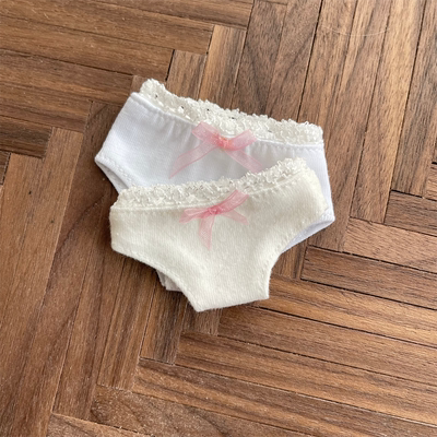 taobao agent [Kaka Planet] BJD 3: 4: 6 minutes 6 minutes, butterfly pure white lace edge panties