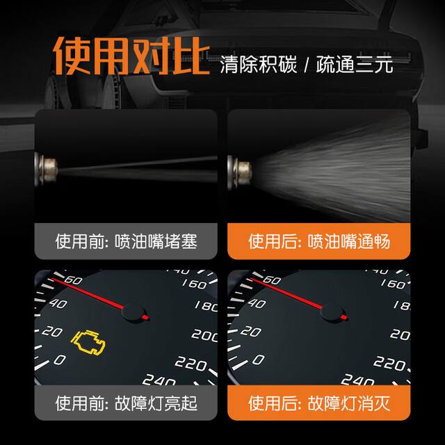 Golden Series Sanyuan Cuihua Washing Damation Automobile Oil Oil Road Catalytic Cleaning Cleaning Ending Vitality Removal Carbon Disassembling
