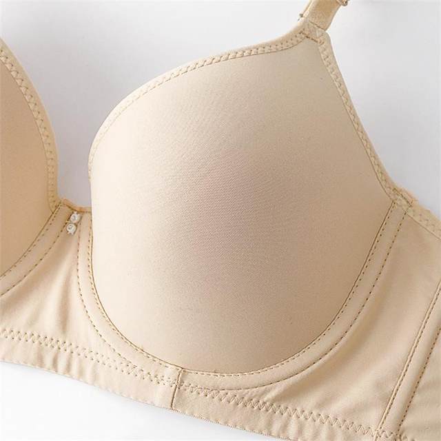 Mrs. Foreign Trade Mrs. Girls Lingerie Large CD Cup Thin Setting Lights on the Light Termids with Steel Circles
