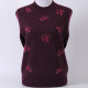 Middle-aged and elderly women's sweater thickened half-high neck pullover sweater grandma sweater knit top