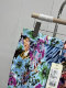 Slimming new style printed short skirt with style high waist fashion retro skirt