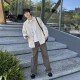 @Hong Kong Arts and Art Men Laiser Tiansi Cotton Working Long Sleeve Shirt Men's Autumn Slack Inner Casual Shirt