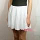 Summer pure cotton pleated puff skirt Student sports short skirt loose large size casual knitted skirt