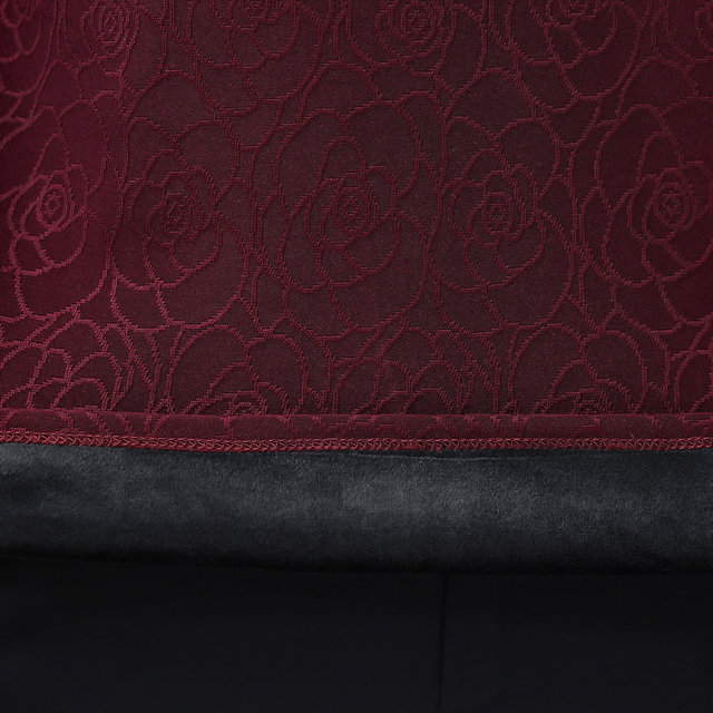 Middle-aged and elderly mothers autumn long-sleeved T-shirt with velvet warm and fashionable base shirt with half high neck slimming inner warm clothes