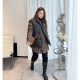 vogana Cannes home large size original fashionable small lapel leopard print zebra print shirt crisp cotton warm jacket