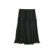 vogana Cannes home large size original age-reducing wood earrings princess dress retro print pleated lace skirt
