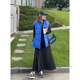 vogana Cannes original plus size fashionable one piece sweatshirt skirt waist slimming A-line dress