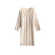 Cannes large size large -scale women's sweater skirt loose twist knit skirt in the long skirt in the middle