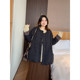 vogana Cannes large size original quilted jacket skirt thickened warm double layer quilted winter suit