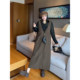 VOGANA Cannes home large size women's clothing Korean-style age-reducing fashionable loose slimming and covering belly A-line strap skirt