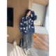 
row minimalist style paper skirt solid color loose slimming A-line dress