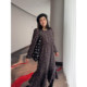 Sweet little woman's lace patchwork loose waist-covering belly-covering floral dress