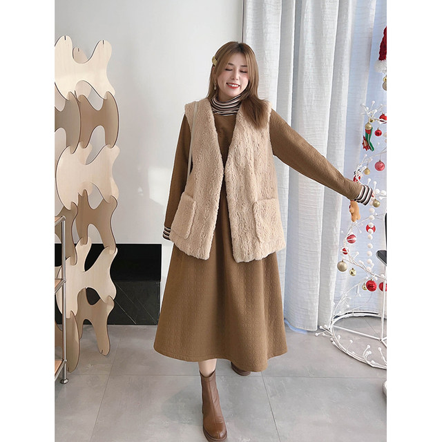 Vogana Cannes Family Large size original, thin environmentally friendly fur outer purse MM imitation rabbit fur all more vest
