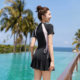 Yimeishan swimsuit women's high-end 2025 new split junior high school student swimming pool special hot spring quick-drying skirt