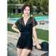 Yi Meishan Conservative Swimsuit Women's High-end Adult 2025 New One-piece Large Size Smashing Milky Meat Hot Spring