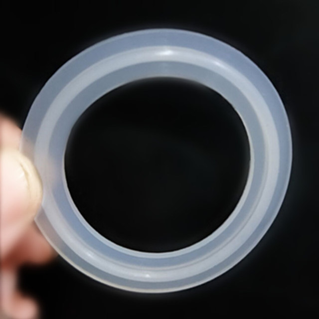 Stainless steel silicon rubber fast -loaded cushion sanitary -grade round -sealing cushion cupped card fast connection padding