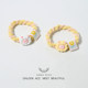 Sunflower lamb yellow hair braided hair rope in autumn and winter cute couple giving best friend hair rope hair accessories simple
