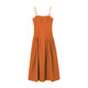 Summer new style for women, small and fresh seaside vacation high-end waistline A-line strapless long skirt