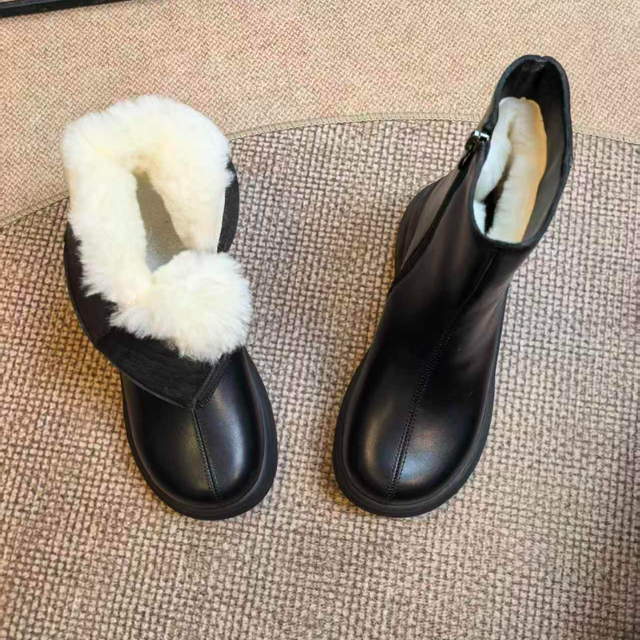 
800-812 Winter wool boots non-slip warm Martin boots women's boots 9905