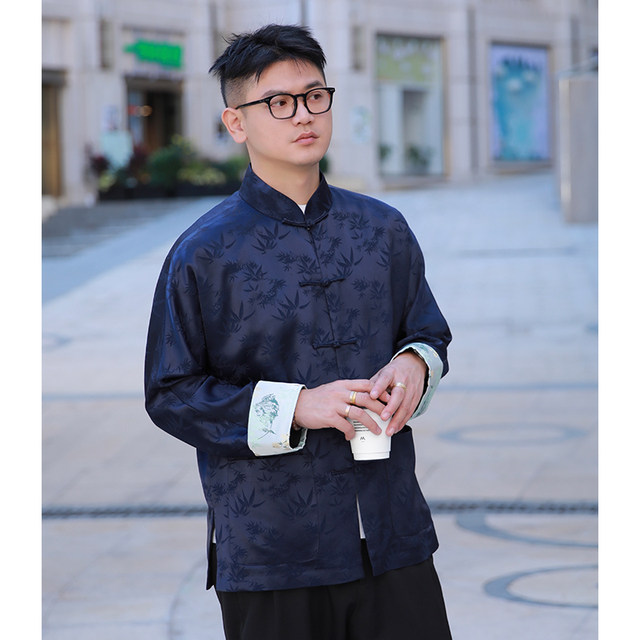 Qingfeng bamboo shadow*triple door 2024 retro Tang suit new Chinese ...