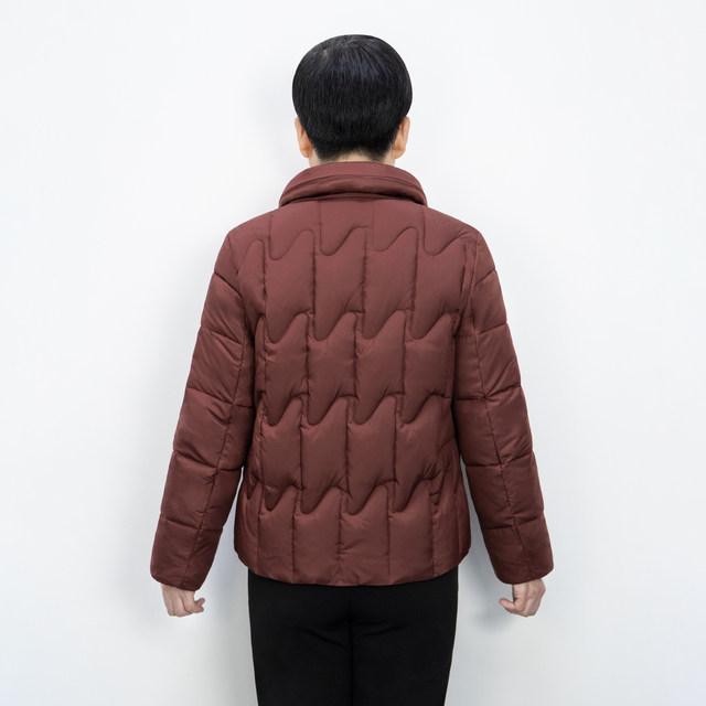 Mother over 50 years old cotton-padded winter coat casual warm women's 2025 new middle-aged women's cotton-padded coat foreign style