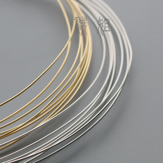 14K gold wire soft gold wire silver wire color protection shape wire braided wire winding wire and busbar DIY material accessories
