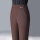 Black imitation suit pants for women in spring and summer thin 2025 new Harlan straight large size nine-point small cigarette pants trendy