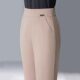 Black imitation suit pants for women in spring and summer thin 2025 new Harlan straight large size nine-point small cigarette pants trendy