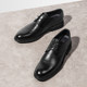 Red Dragonfly Men's Shoes New Summer Genuine Leather Hollow Breathable Leather Shoes Business Men's Wedding Groom Shoes Leather Shoes