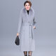 Fox fur collar cashmere coat for women mid-length 2025 new autumn and winter fashion high-end mother wool wool coat