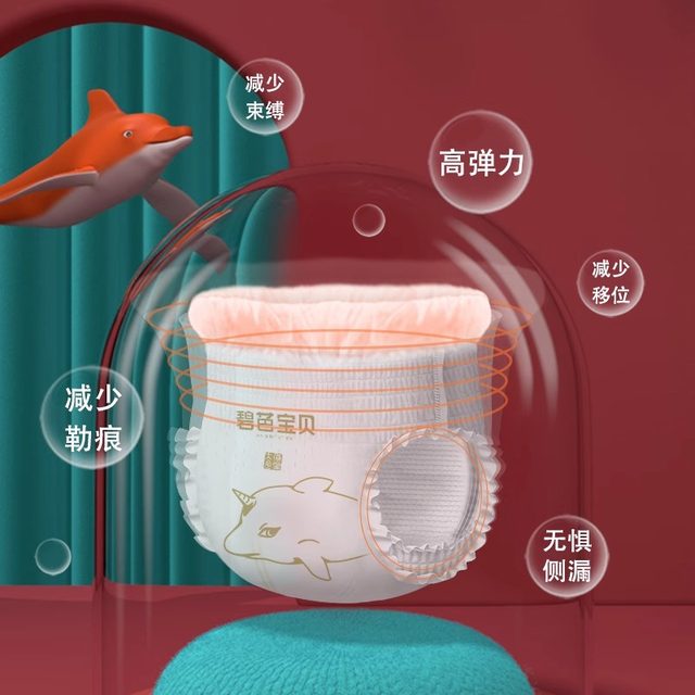 Biba baby diapers, Big Fish and Begonia pull-up pants, breathable baby pull-up pants, children's diapers