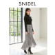 
SNIDEL autumn and winter style elegant high waist irregular plaid ruffled skirt SWFS245041