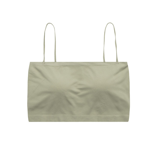 Airhood anti -free light, no trace strap vest, beauty back, fixing chest pad, bottoming hot girl tube top top
