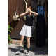 MISAZ summer b preparation! Basic slim lace suspender vest, soft and elastic U-neck button top