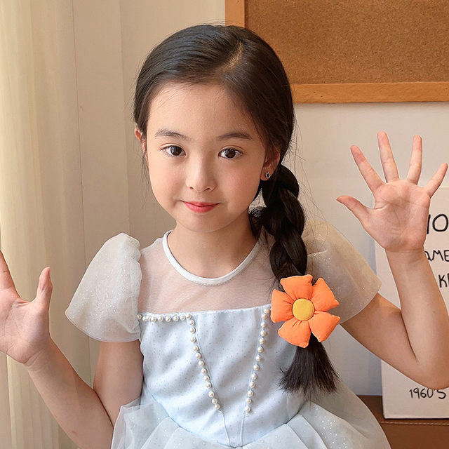 
Princess Sun Sweet Temperament Autumn and Winter Korean Style Flowers Hair Circle Hair Accessories Soft Japanese and Korean Head Rope Candy Color Flowers