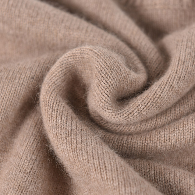 Middle-aged mothers wear high-end 100% pure plush sweater half turtleneck thickened sweater solid color large size knitted base shirt