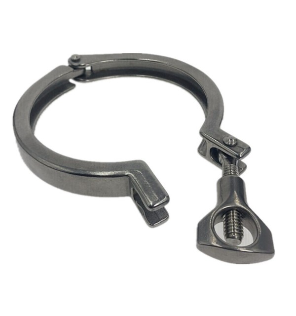 Precision cast clamp stainless steel 304 quick-loading clamp joint clamp quick chuck clamp pipe clamp handcuff pipe clamp