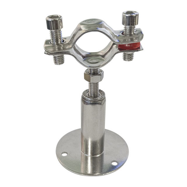 304 stainless steel adjustable tube bracket can telescopic tube clamping tube coding coding tube hub holding fixed pipe clip
