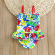 Children's swimsuit red sweet girl princess baby skirt one-piece surfing casual speed dry swimsuit hot spring