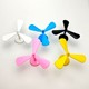 Rearview mirror rotating propeller jewelry cute children's toys battery car top helmet decoration bamboo dragonfly