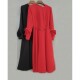 French niche heavy industry three-dimensional flower trouser long skirt small dress women's slim slim long sleeve dress